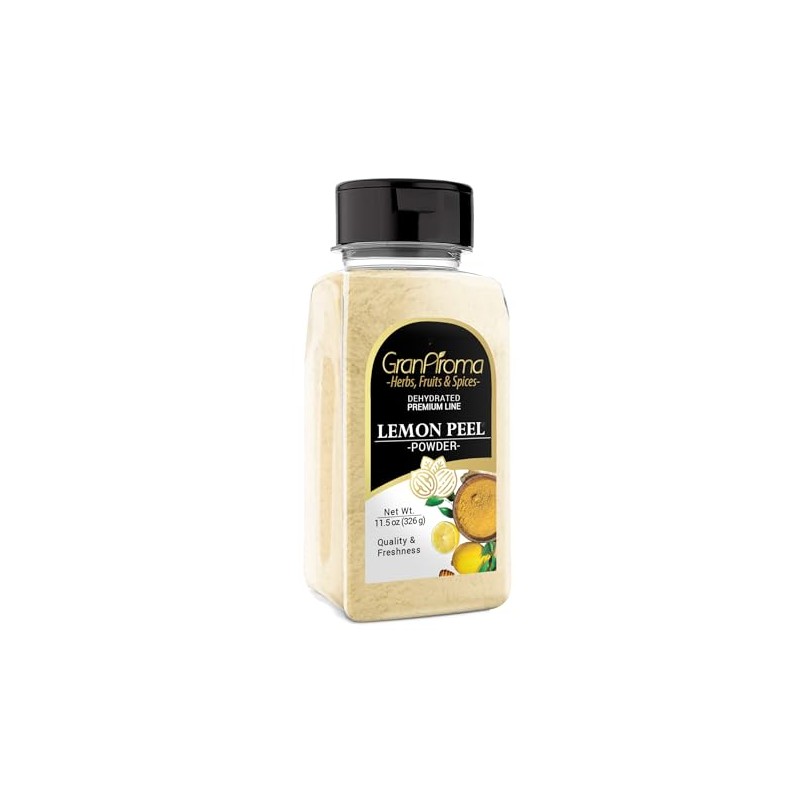 Granaroma Lemon Peel Powder, Tart & Flavorful, Pure Powder (11.5