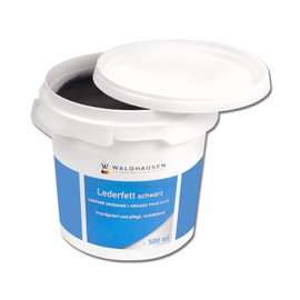 WALDHAUSEN Lederfett, schwarz, 500 ml