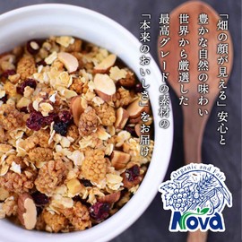 NOVA 有機ウオールナッツ 80g×4袋 有機ナッツ おつまみ おやつ