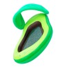 Inflatable Pool Lounger PVC Avocado Modeling with Sunshade Net Pool