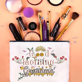 Retirement Gifts for Women Grandma Grandmas Nannie Toiletry Bag for Women Grandma Nanny Meme Christmas Birthday Gifts for Women Grandma Nana Makeup Bag Organizer for Women Nanny Grammy Granny