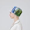 LONGDON HOMEONE Shower Caps,6 PCS Patterns Show Cap,Double Layer Waterproof