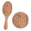 Kandid Luxury Wooden Hairbrush with natural striping - 70 bristles
