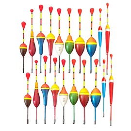 CWPFVQA 20 Pieces Fishing Buoys, Rough Floats for Fishing, Outdoor Fishing Accessories, Fishing Tool Sets, Fishing Tackle Sets, Floating Fishing Kits, Crucian Floats