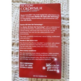 REVLON COLORSILK Hair Color 54 Light Golden Brown 3D Permanent Color