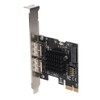 PCIE to Power ESATA Expansion Card 2 Port 6.0Gbps Support
