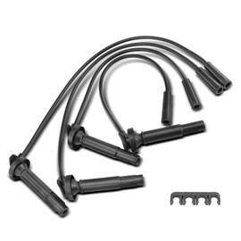 Frankberg 4x Ignition Cable Set Petrol Compatible with Forester SF SG 2.0L 2000-2008 Impreza GFC GC GD GF G.G 2.0L 1995-2009 Legacy III BE BH 2.0L 2.5L 1998-2003 Replace# 22451AA7200