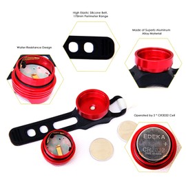 Multifunctional USB Bicycle Rechargeable LEDs Light Kit Bike Lamp Front & Tail Light Set with 5 Display Modes 6 Types Horn 4 Lighting Modes for Front Lighting & 3Lighting Modes for Tail Lighting Water Resistance Design for Cycle Riding