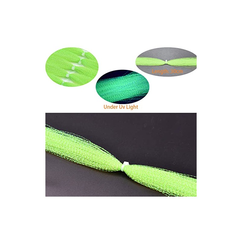 10 Packets Crystal Flash Line for Fly Fishing Flies Tying