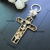 12 Pcs First Communion Wood Keychain Favor for Girl Gift