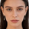 G23 Implant Grade Titanium Hoop Earrings for Sensitive Ears, Hypoallergenic