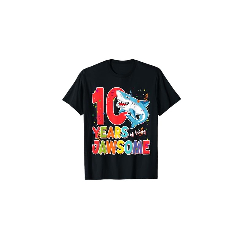 10 Year Old Boys Kids JawSome Shark 10th Ten Year