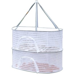 String Drying Net, Hoshiami Net, Foldable, Large Capacity, Hanging Dry Net, Compact (2 Layers, 15.7 x 23.6 inches (40 x 60 cm)