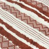 LIGICKY Decorative Boho Throw Pillow Covers, Red and White, 45
