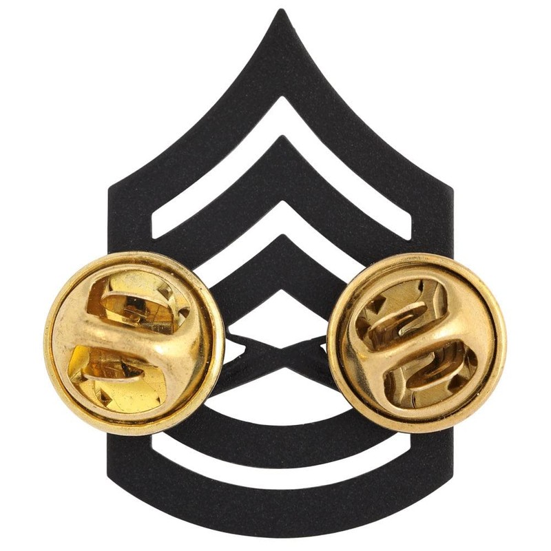 Marine Corps (USMC) chevron black Scratch Resistant GYSGT Gunnery Sergeant