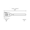 Grill Spatula for Kitchen, Stainless Steel BBQ Scraper, Customized Flat