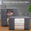 3-Pack Large Storage Bags for Closet Organization – Moisture-Resistant Non-Woven