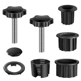 UQTUKO Parasol Reducing Rings, Replacement Parts for Parasol Stand Reduction Umbrella Stand Adapter with Tube Sleeve and Screws Parasol Standpipe for Garden Umbrellas