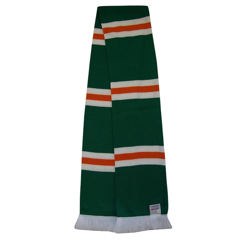 Celtic and Ireland Football Fans Green, White and Tangerine Retro