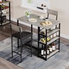 IDEALHOUSE Dining Table Set for 2, Counter Height Kitchen Table
