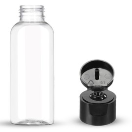 DNSEN 5 Pack 3.4 oz Travel Size Bottles for Toiletries TSA Approved Empty Travel Containers Leak Proof Refillable Liquid Travel Accessories with Labels