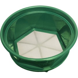 Sluice Fox 13 1/4 inch Gold Classifier Prospecting pan - Stainless Steel mesh sifting pan fits ATOP 5 Gallon Bucket; mealworm Strainer and Shark Tooth Sifter Black #2