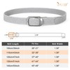 JASGOOD Men Elastic Braided Woven Stretch Belt 1 3/8 Casual