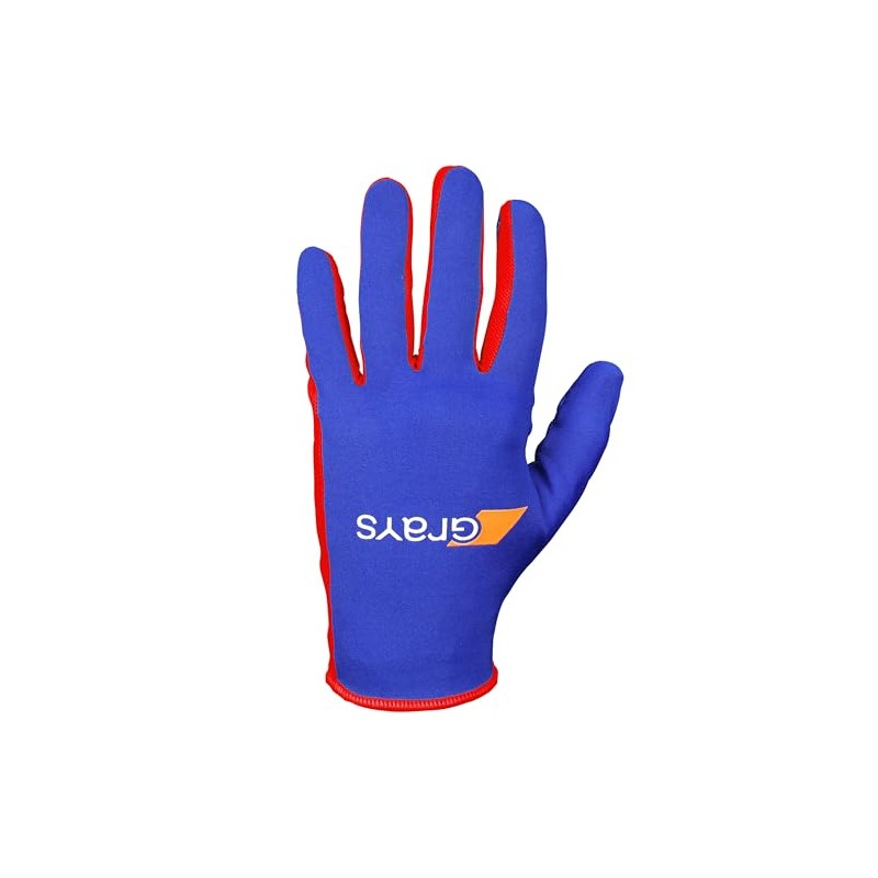 GRAYS Skinful Pro Hockey Gloves - Navy & Fluoro Red
