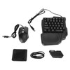 Denash Half Hand Gaming Keyboard and Combo, PUBG K13 Keyboard