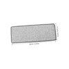 FOMIYES 12x33cm Microfiber Mop Pads Replacement Set 4pcs Grey Flat