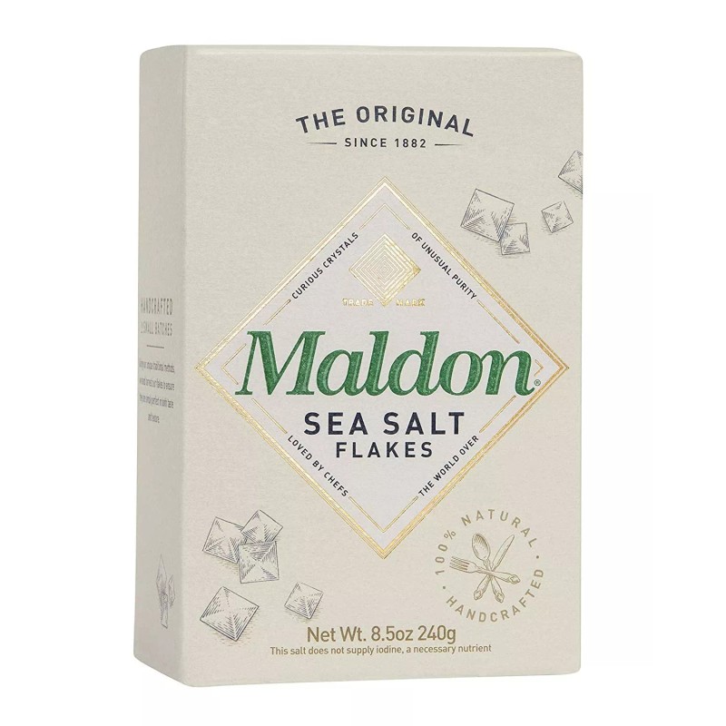 Maldon Salt, Sea Salt Flakes, 8.5 oz (240 g), (Pack