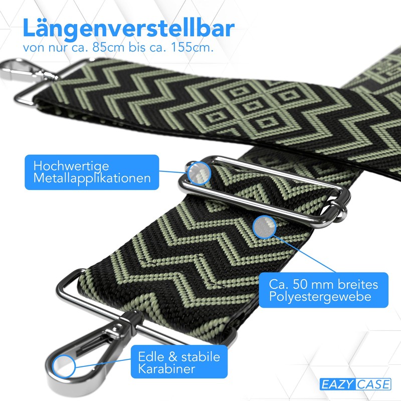 EAZY CASE Adjustable Bag Strap, Replacement Strap for Handbags, Strap