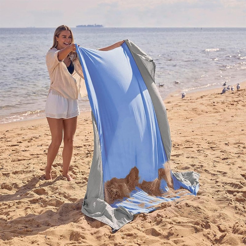 JZS Sand Free Beach Blanket, Oversized Lightweight Waterproof Large Picnic