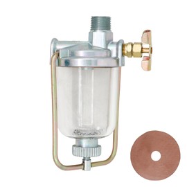 Fuel Gas Sediment Strainer Bowl Assembly 70237946 for Allis Chalmers 170 180 D15 D17 D19 D21 Replaces 70237946 237946 505472M91 HM505472