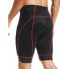 qualidyne Men's Cycling Bike Shorts 3D Padded Bicycle Riding Bike