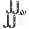 Vxcvzv 4PCS Heavy Duty Hooks, Black Ladder Hook for Garages