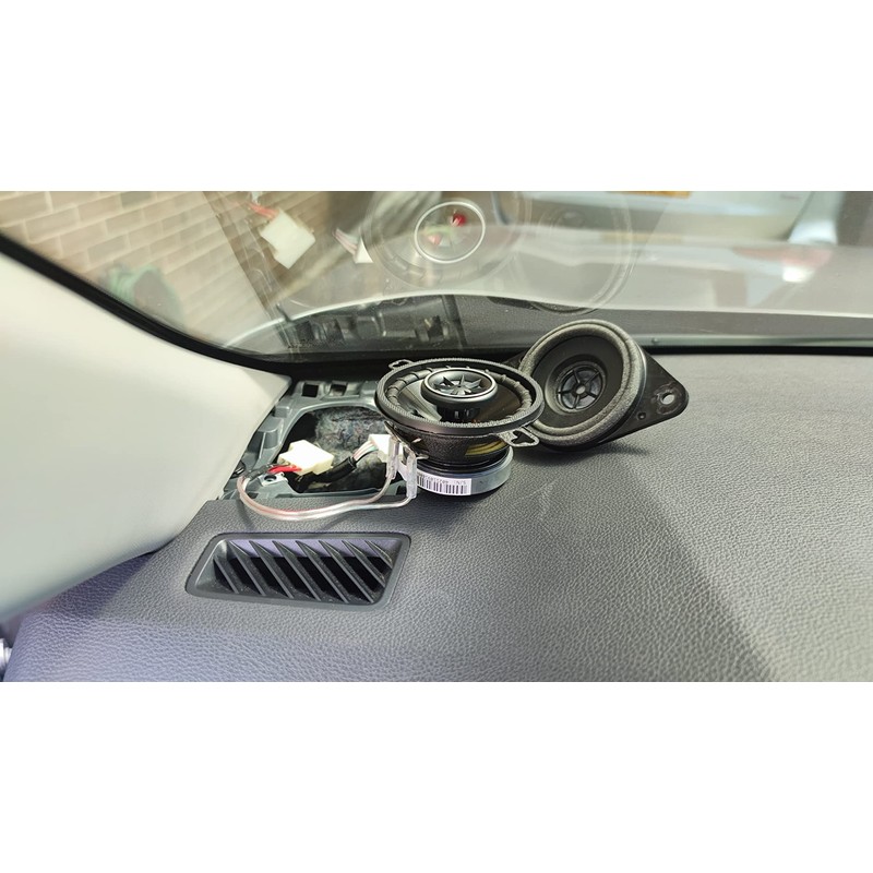 RED WOLF Car Front Dash Tweeter Speaker Wiring Harness for