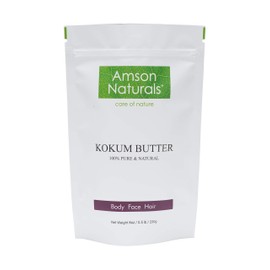 Kokum Butter 0.5 lb / 230g by Amson Naturals-100% Pure and Natural