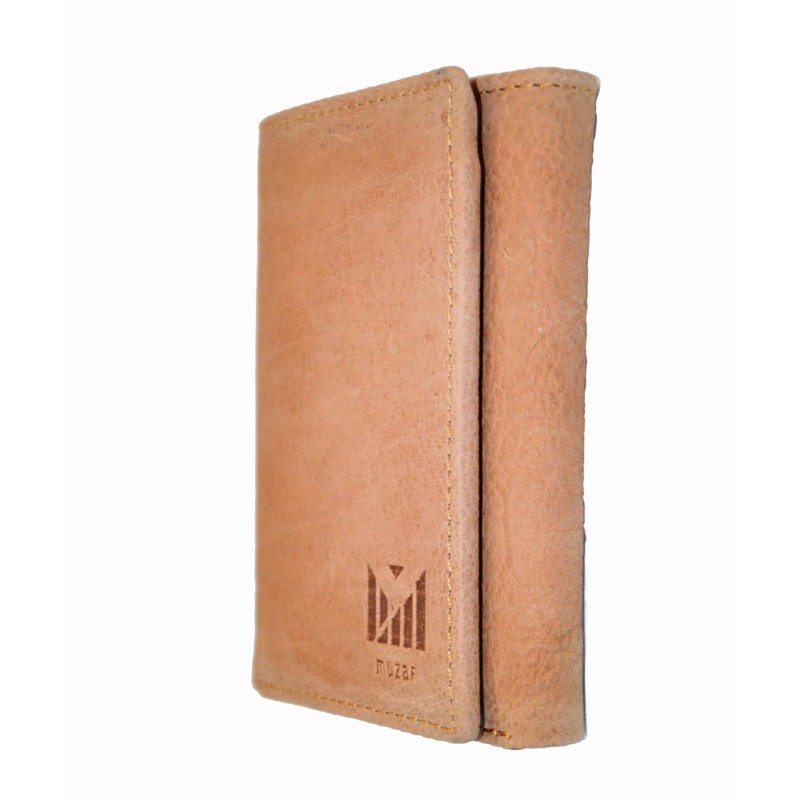 muzaf Trifold Premium Leather Wallet for Men with RFID Blocking