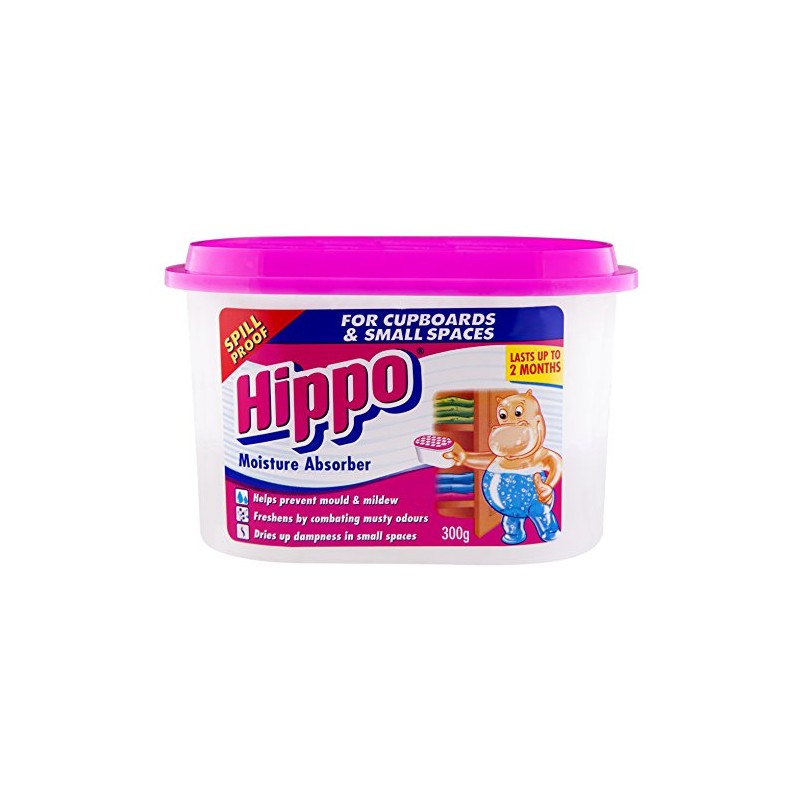 Hippo Closet Container Moisture Absorber Small Spaces, 300g
