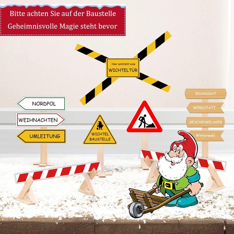 Miniature Gnome Accessory for Christmas