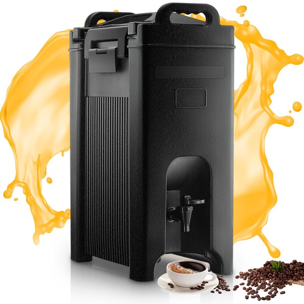 Insulated Beverage Dispenser 5-Gallon, Ice and Hot Drink Server with
