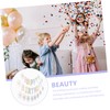 NOLITOY Birthday Party Banner for Boy Girl Paper Garland with