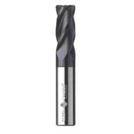 COBRA CARBIDE 24588 Endmill, Metric AlTiN Coated, 10, Overall Length: 75 mm