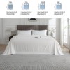 WODFAMY Microfiber Full Size Bed Sheet Set Extra Soft Deep