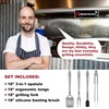 ROMANTICIST 4pc Heavy Duty Grill Accessories for Top Chef -