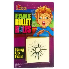 Joker Automotive Fake Bullet Hole Novelty Gag Decals Set of 3