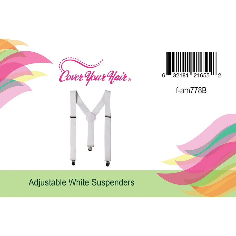 Coveryourhair Women's Solid Suspenders Stylish And Practical Solid Suspenders One