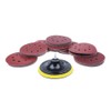 AUTOTOOLHOME Disc Paper, Magic Type, Sandpaper, Round, 4.9 inches (125