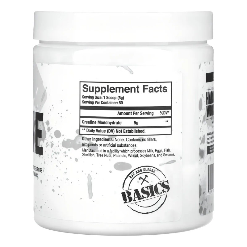 Axe And Sledge Creatina 50 Serv Sabor Sin Sabor